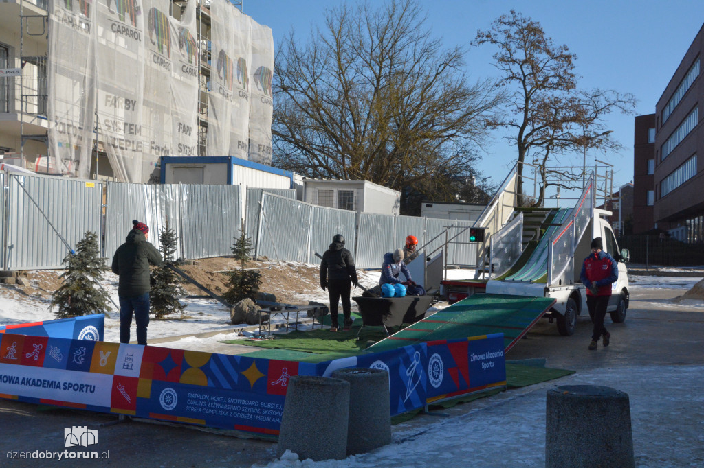 Zimowe sportowe szaleństwo w Toruniu
