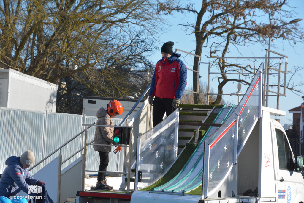 Zimowe sportowe szaleństwo w Toruniu