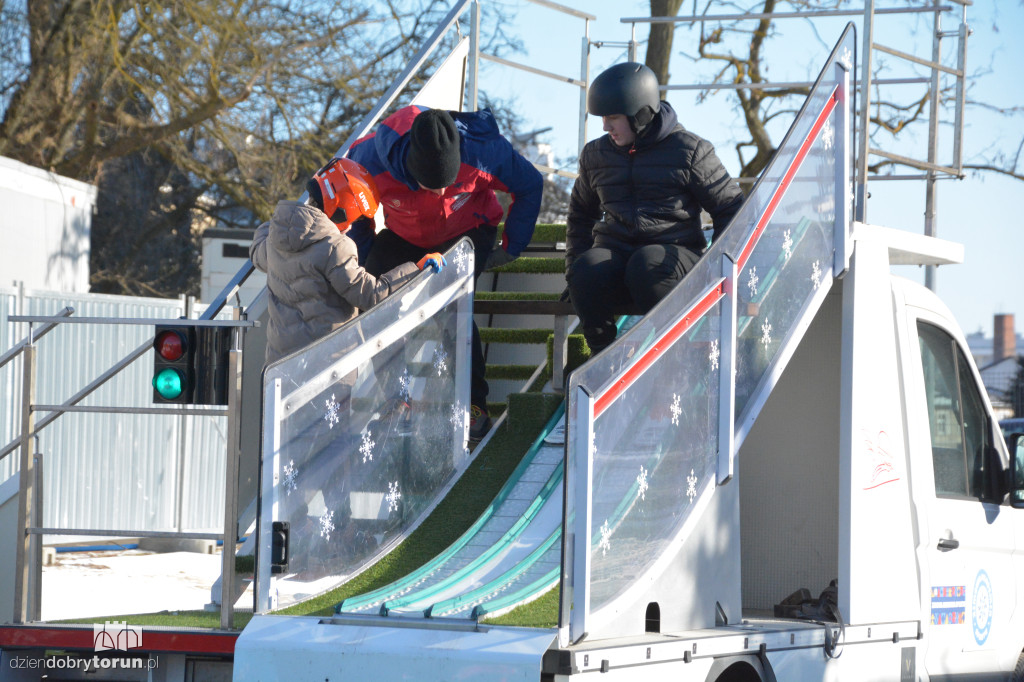 Zimowe sportowe szaleństwo w Toruniu