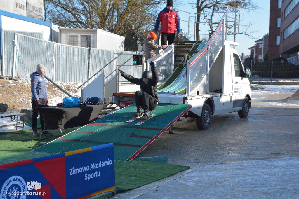 Zimowe sportowe szaleństwo w Toruniu
