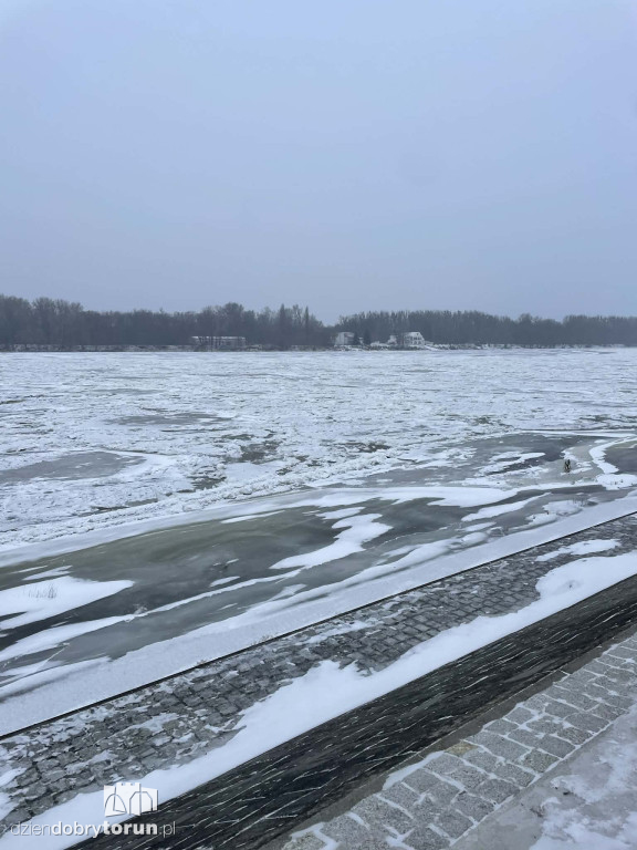 Wisła w Toruniu zamarznięta!