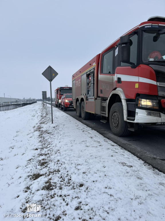 Wypadek trzech aut w Ostaszewie