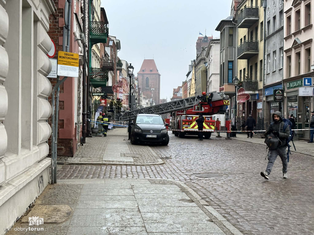Groźna sytuacja w centrum Torunia