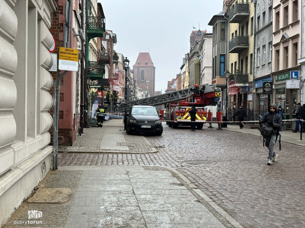 Groźna sytuacja w centrum Torunia