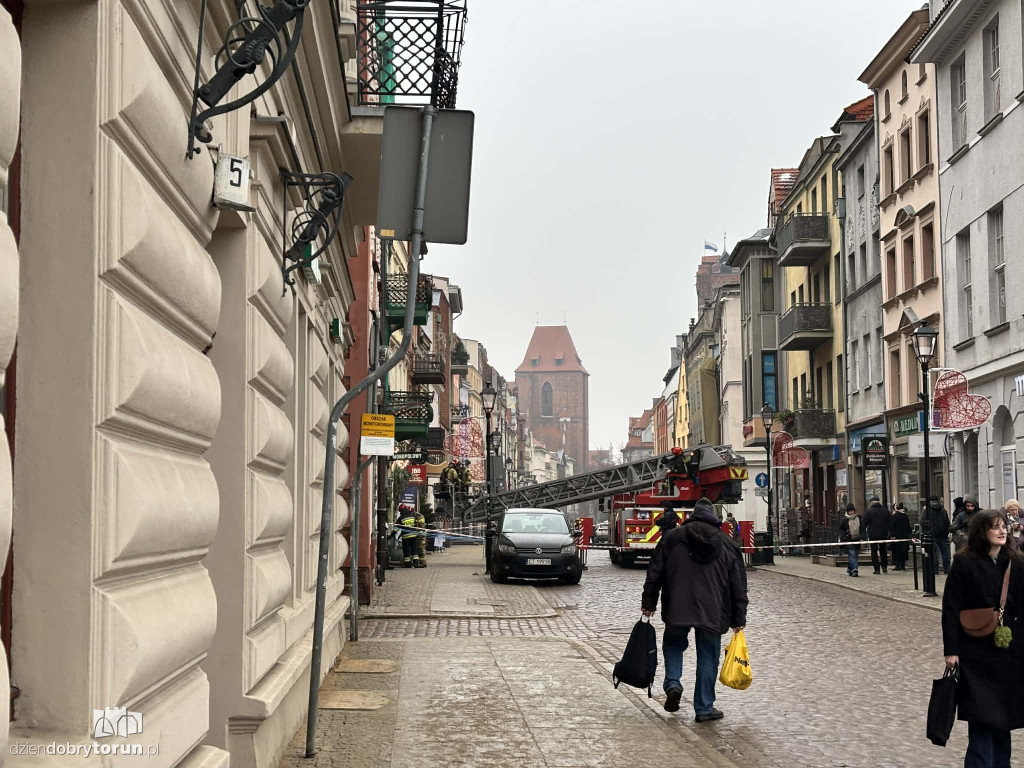 Groźna sytuacja w centrum Torunia