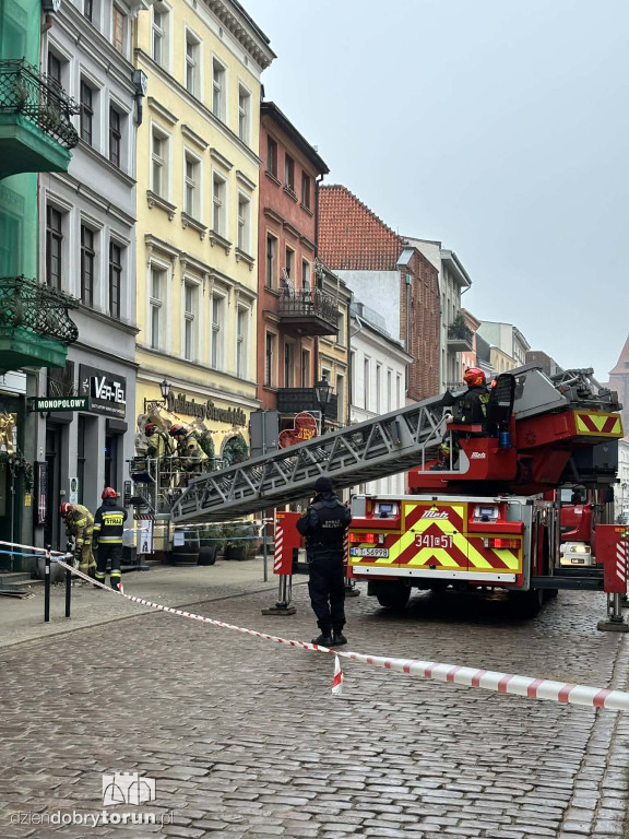 Groźna sytuacja w centrum Torunia