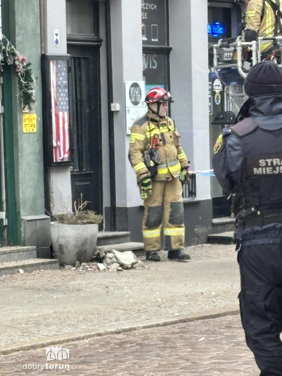 Groźna sytuacja w centrum Torunia