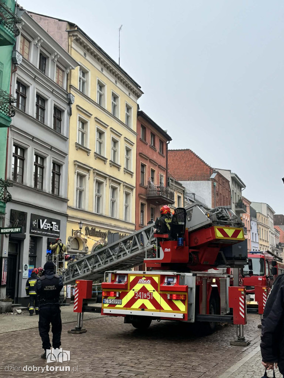 Groźna sytuacja w centrum Torunia
