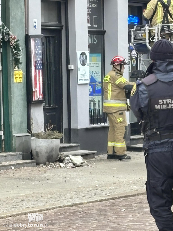 Groźna sytuacja w centrum Torunia