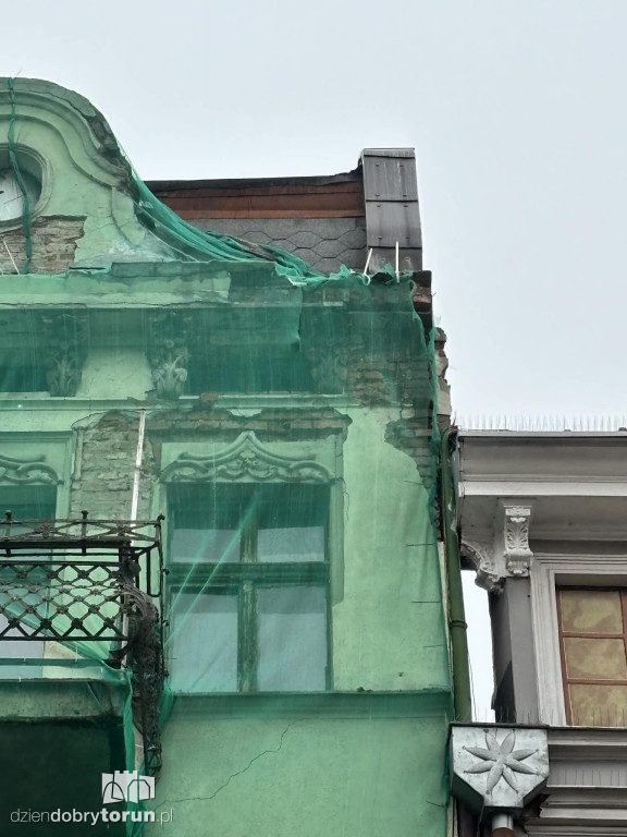 Groźna sytuacja w centrum Torunia