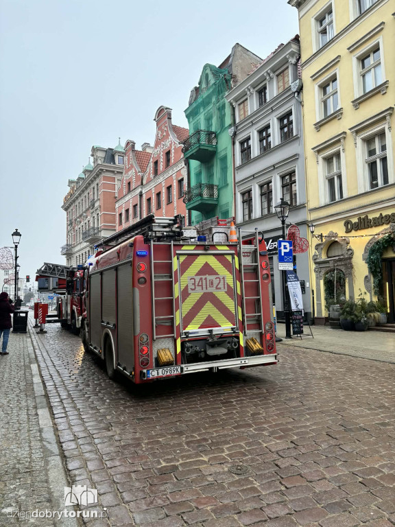 Groźna sytuacja w centrum Torunia