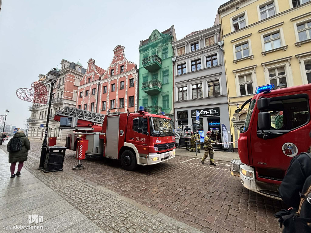 Groźna sytuacja w centrum Torunia