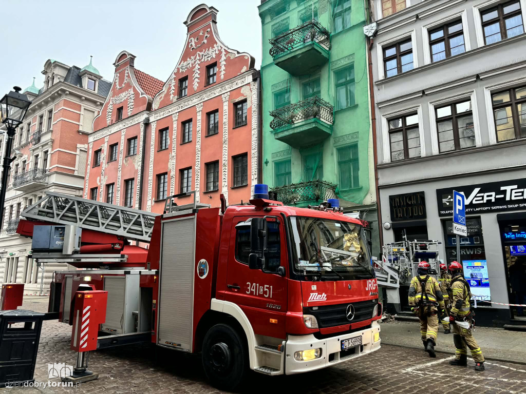 Groźna sytuacja w centrum Torunia