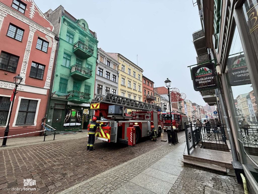 Groźna sytuacja w centrum Torunia