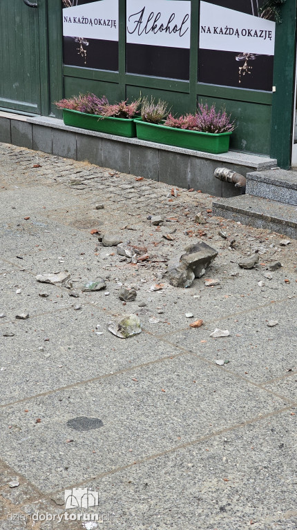 Groźna sytuacja w centrum Torunia