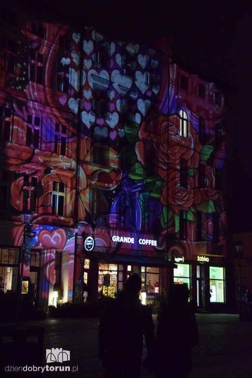 Ruchome murale Love is in the square