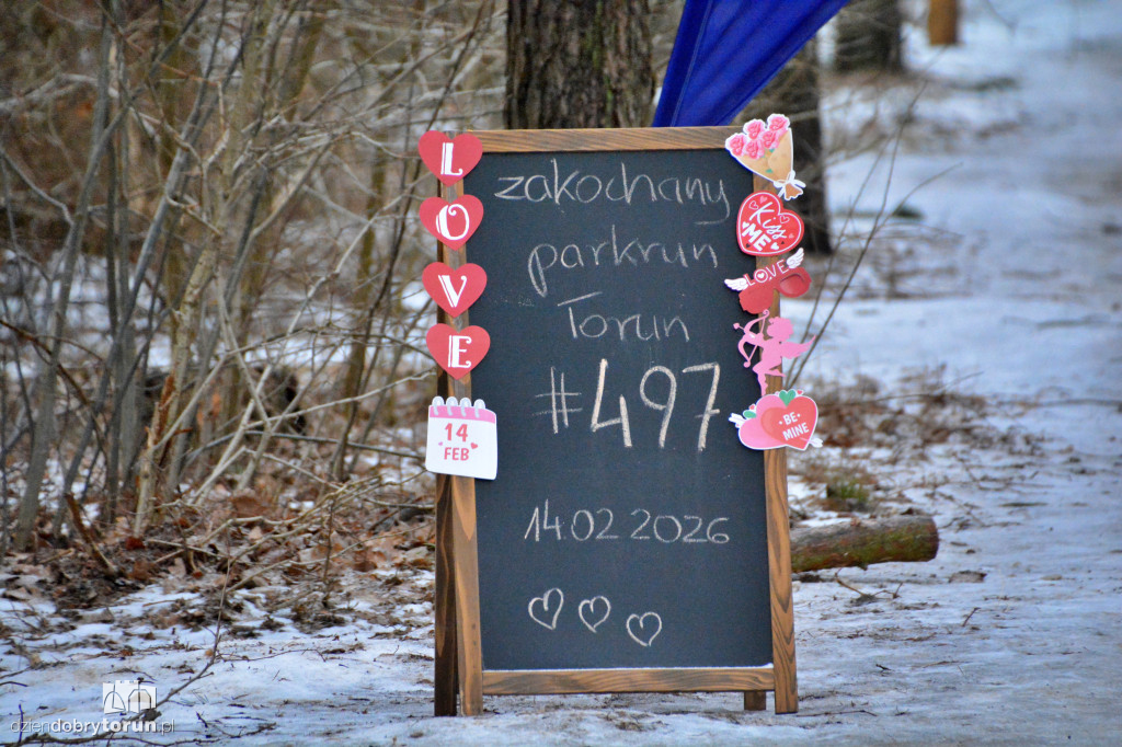 Walentynkowy Parkrun w Toruniu