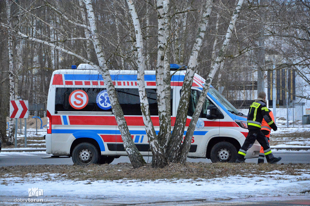 Ćwiczenia służb przy Rondzie Olimpijczyków