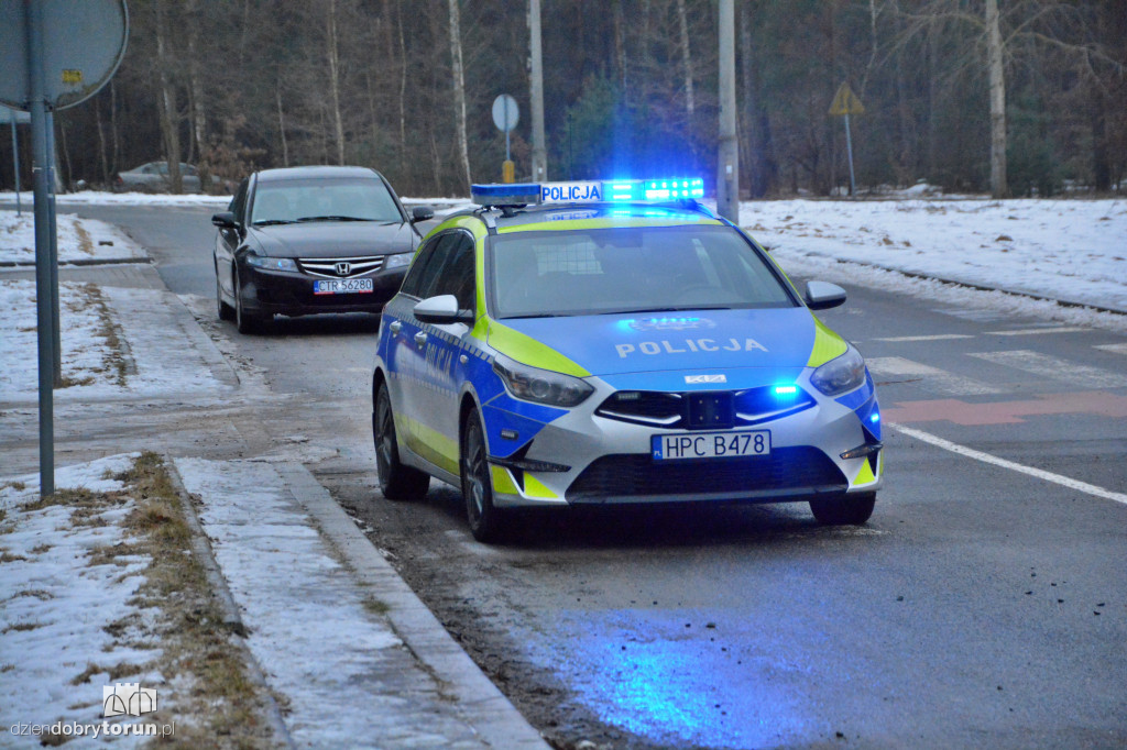 Ćwiczenia służb przy Rondzie Olimpijczyków