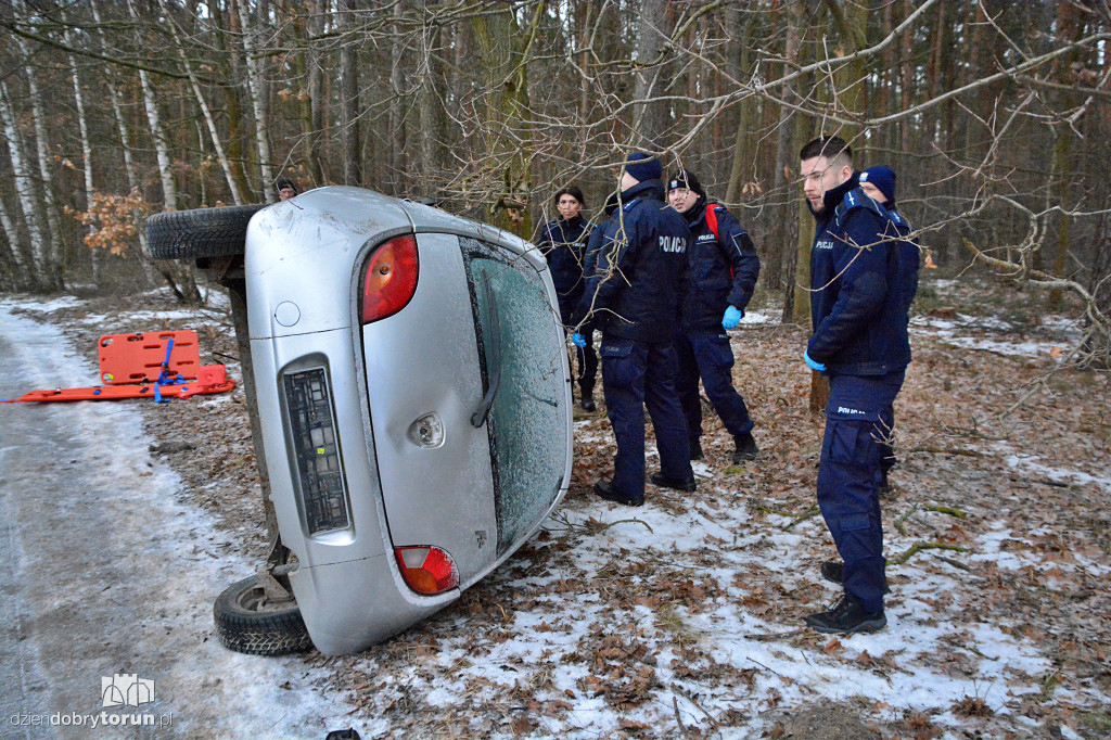 Ćwiczenia służb przy Rondzie Olimpijczyków