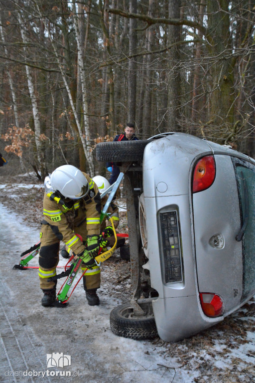 Ćwiczenia służb przy Rondzie Olimpijczyków