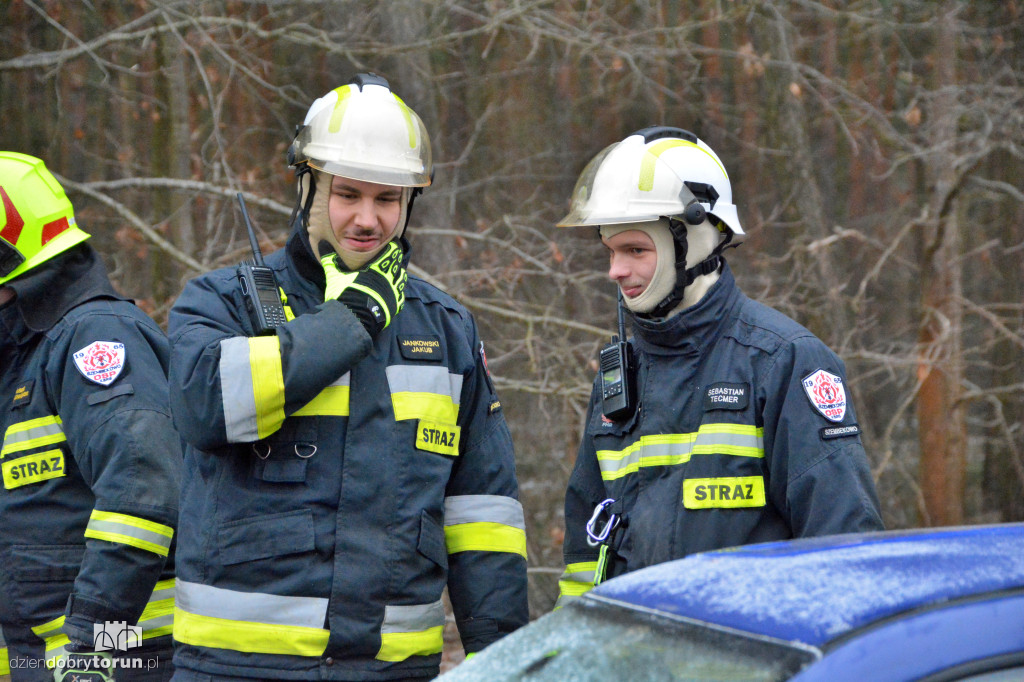 Ćwiczenia służb przy Rondzie Olimpijczyków