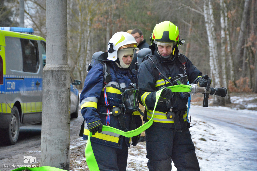 Ćwiczenia służb przy Rondzie Olimpijczyków