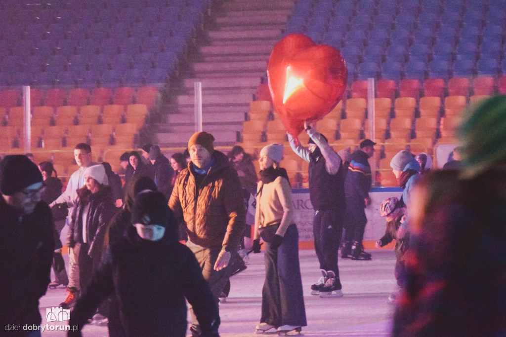 walentynkowa ślizgawka na Tor-Torze