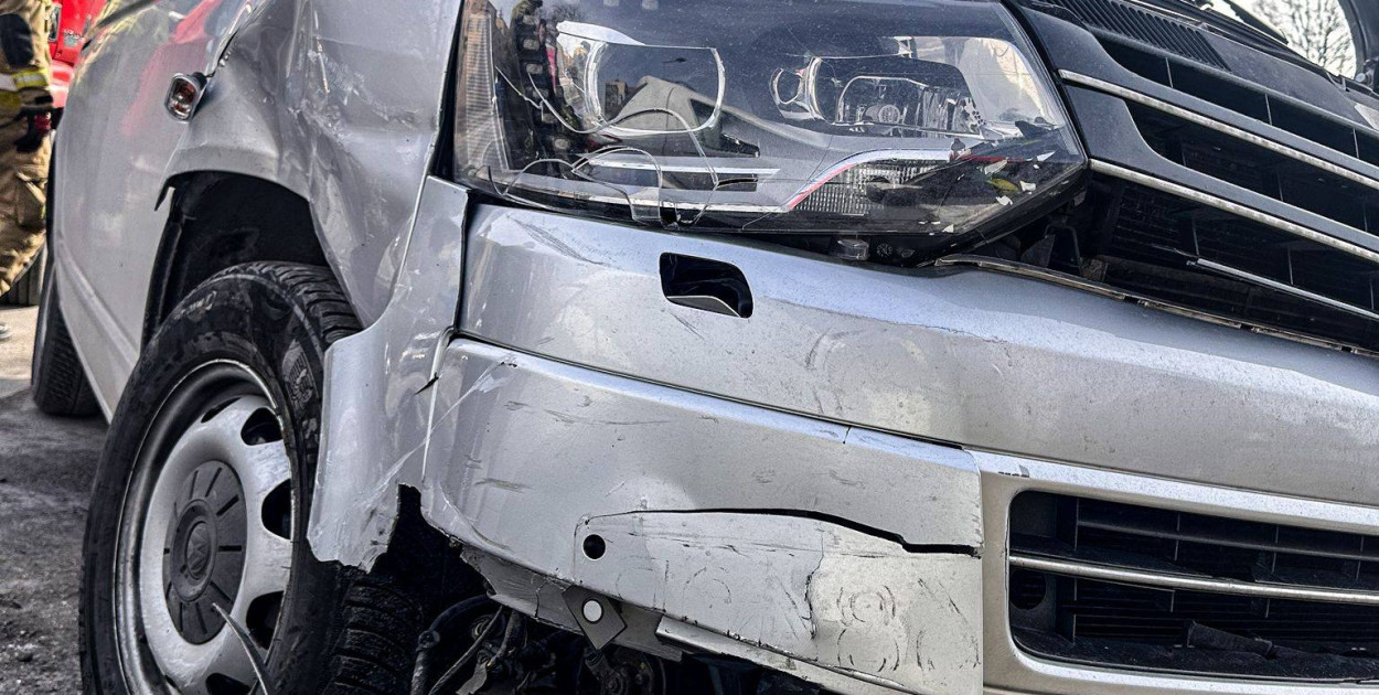 Kolizja na skrzyżowaniu Grudziądzkiej i Podgórnej