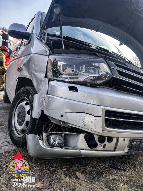 Kolizja na skrzyżowaniu Grudziądzkiej i Podgórnej