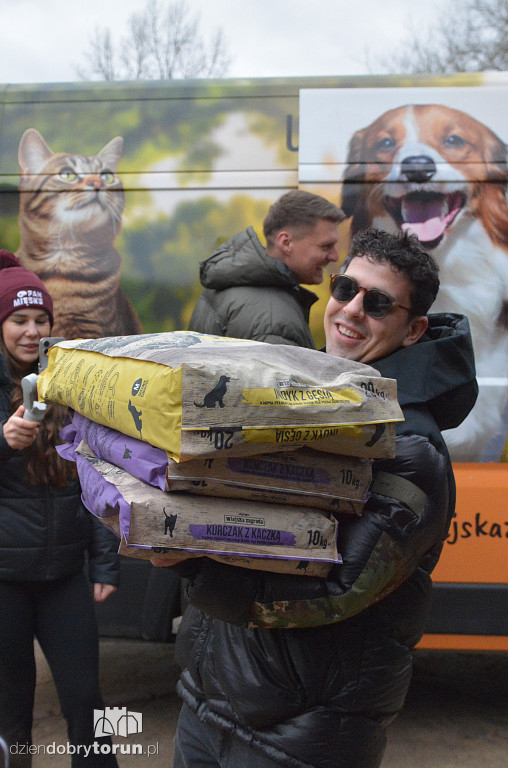 Karma dotarła do toruńskiego schroniska