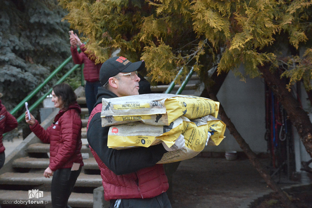 Karma dotarła do toruńskiego schroniska