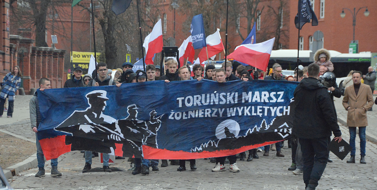 II Marsz Pamięci Żołnierzy Wyklętych w Toruniu