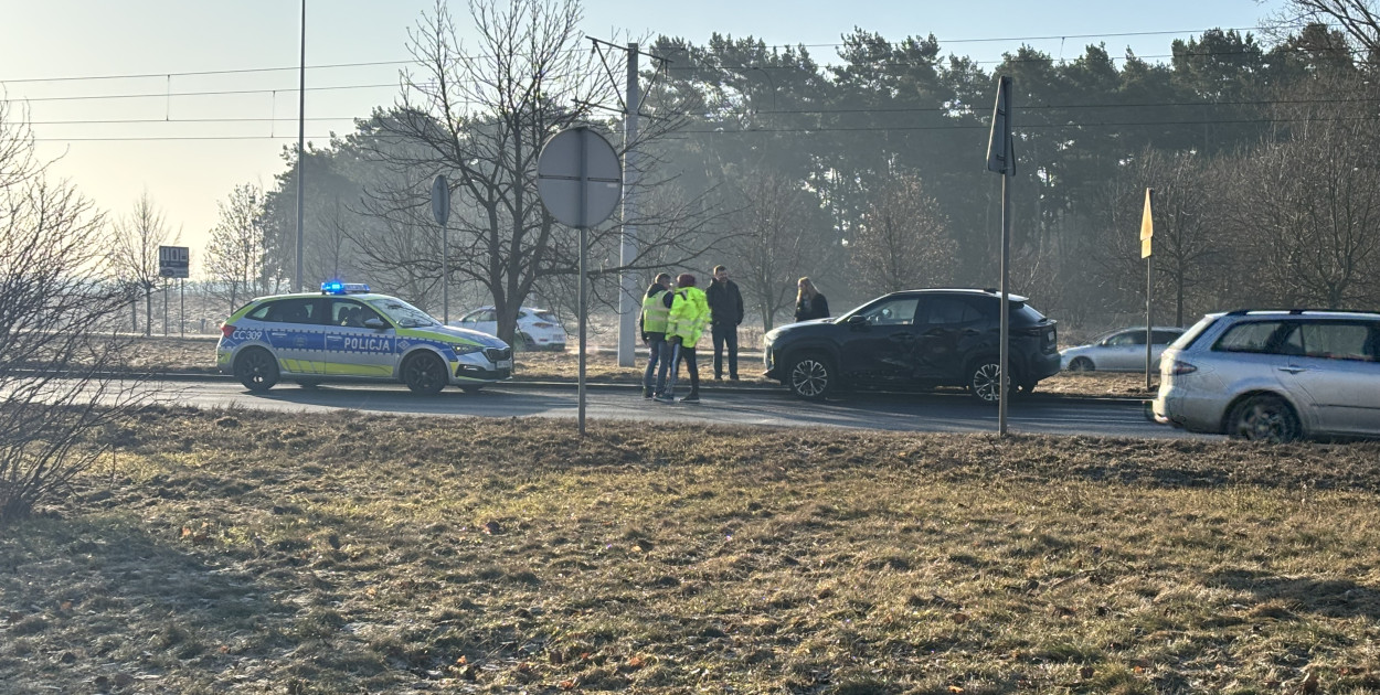 Kolizja na Szosie Lubickiej