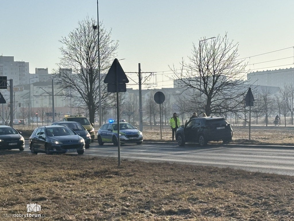 Kolizja na Szosie Lubickiej