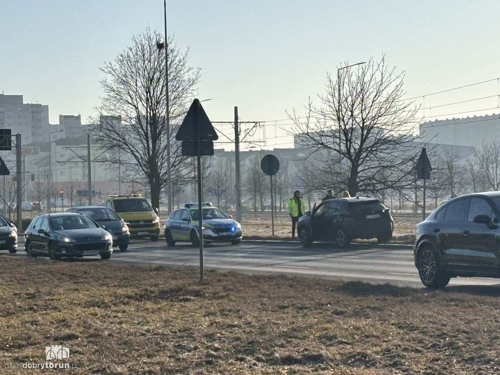 Kolizja na Szosie Lubickiej