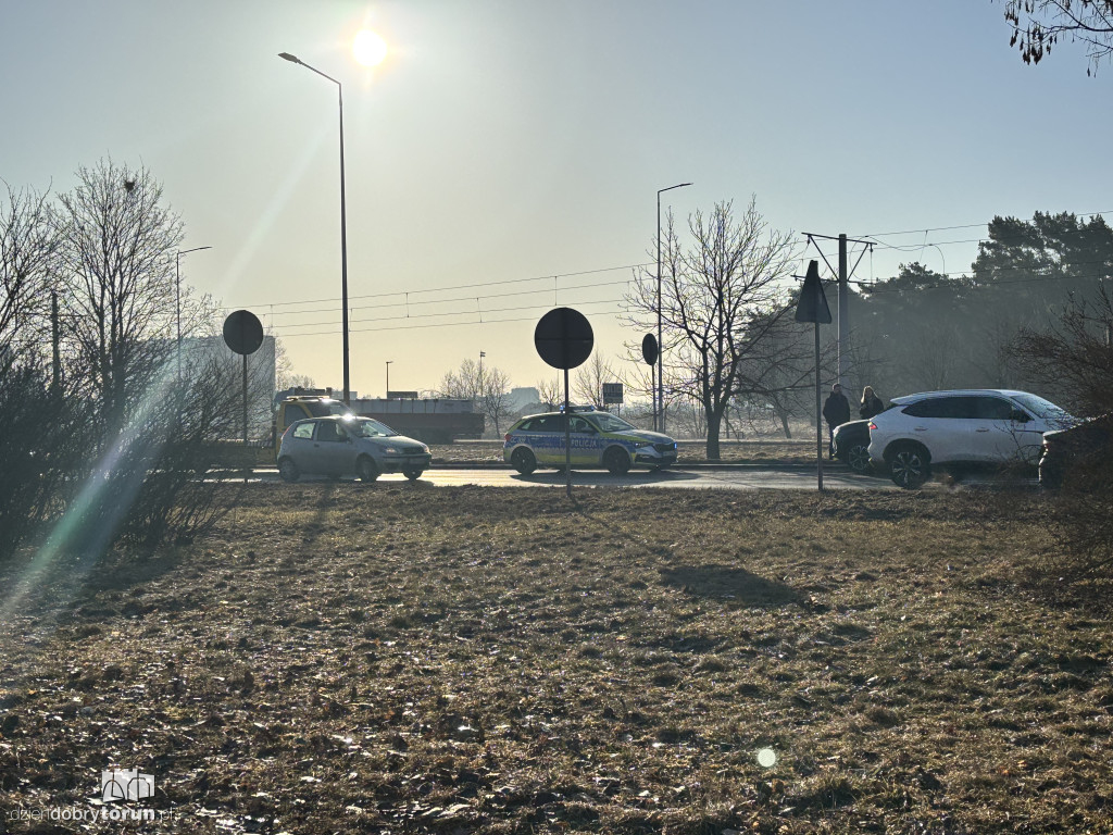 Kolizja na Szosie Lubickiej