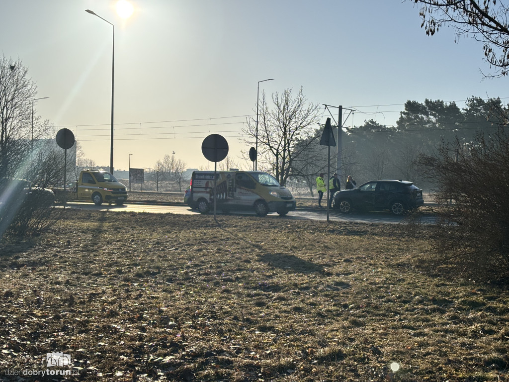 Kolizja na Szosie Lubickiej