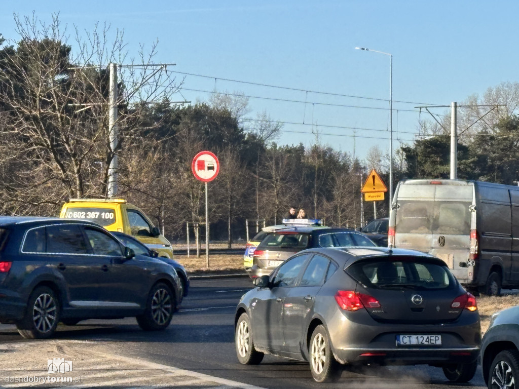 Kolizja na Szosie Lubickiej