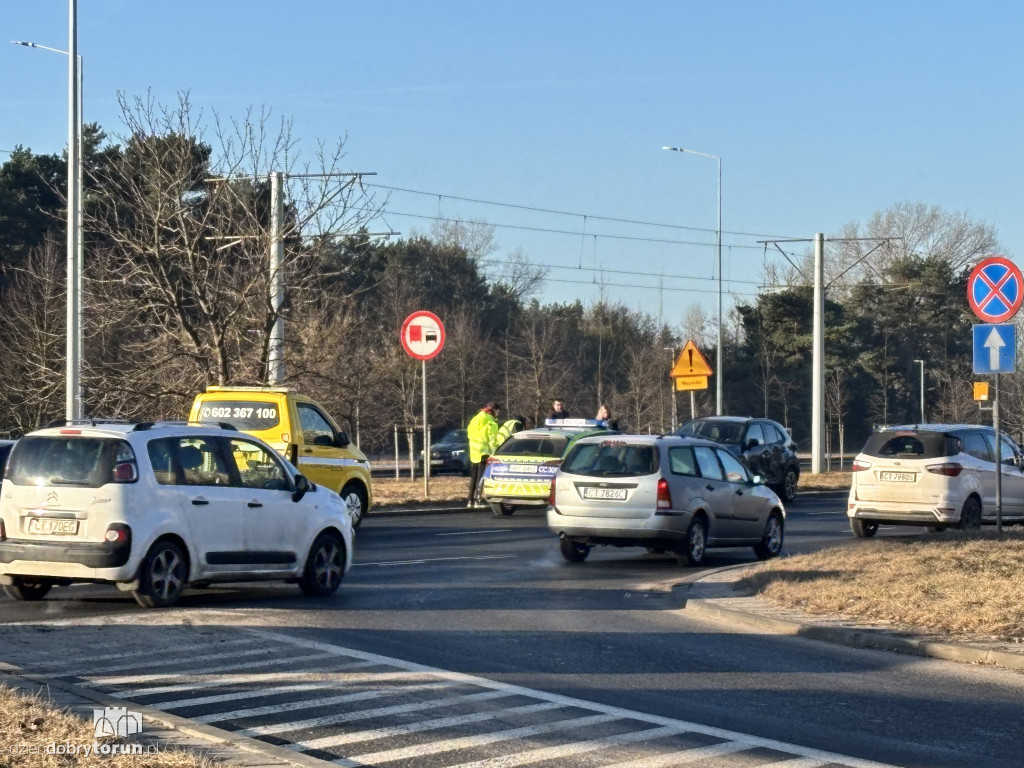 Kolizja na Szosie Lubickiej