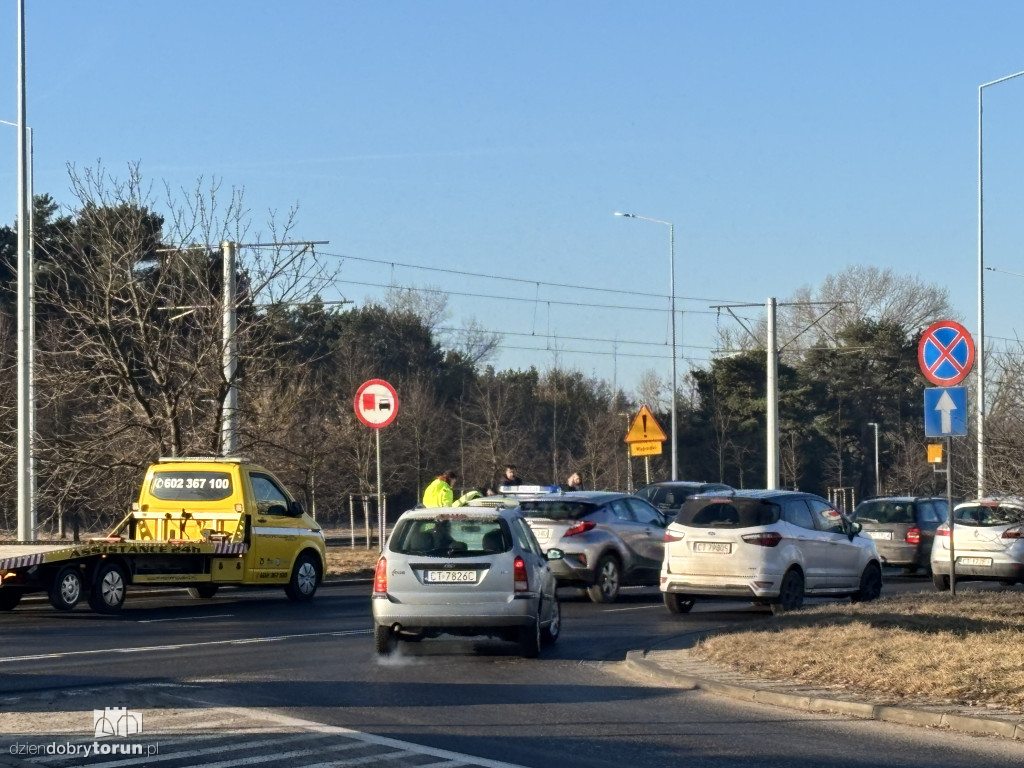 Kolizja na Szosie Lubickiej