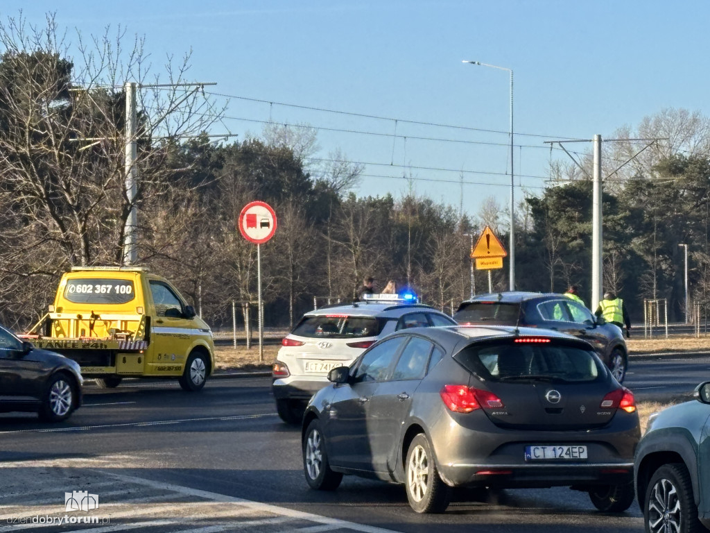 Kolizja na Szosie Lubickiej