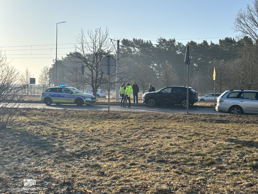 Kolizja na Szosie Lubickiej