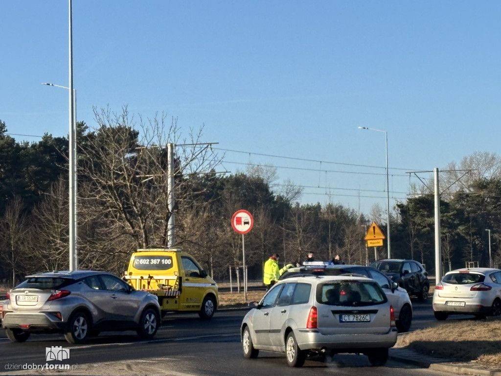 Kolizja na Szosie Lubickiej