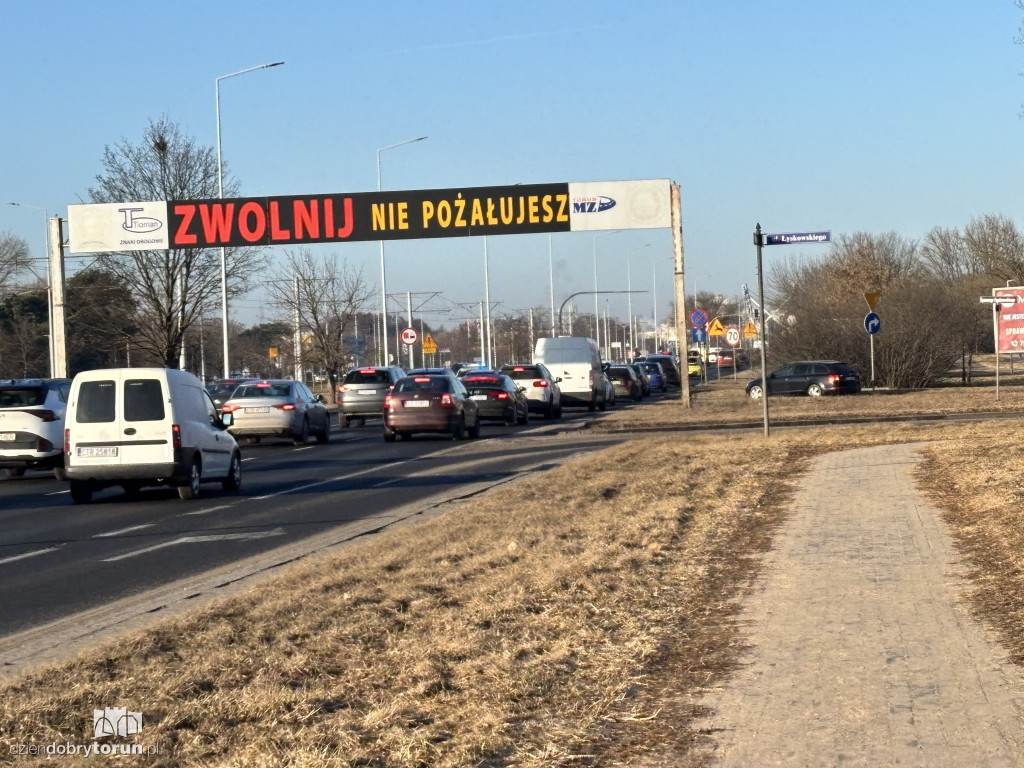 Kolizja na Szosie Lubickiej