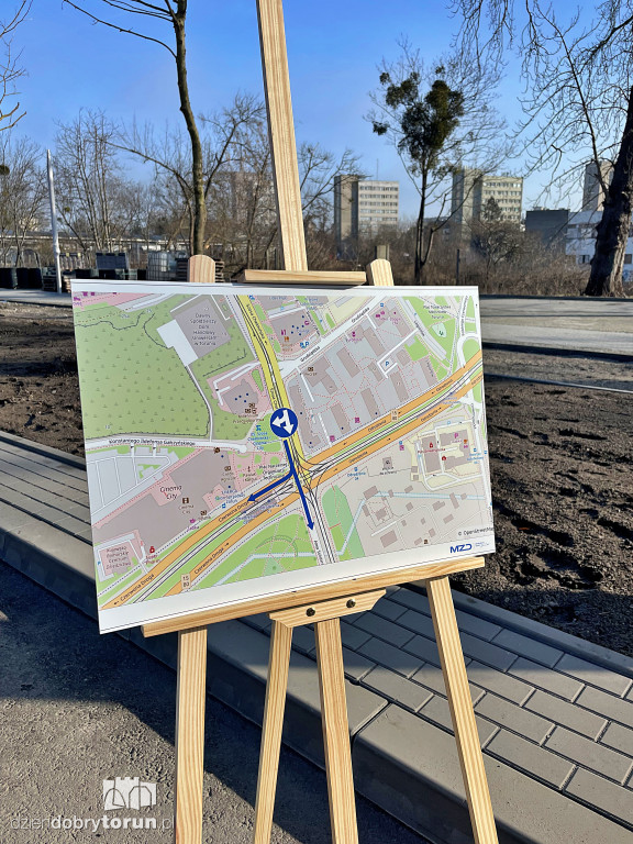 Konferencja na budowie Trasy Staromostowej