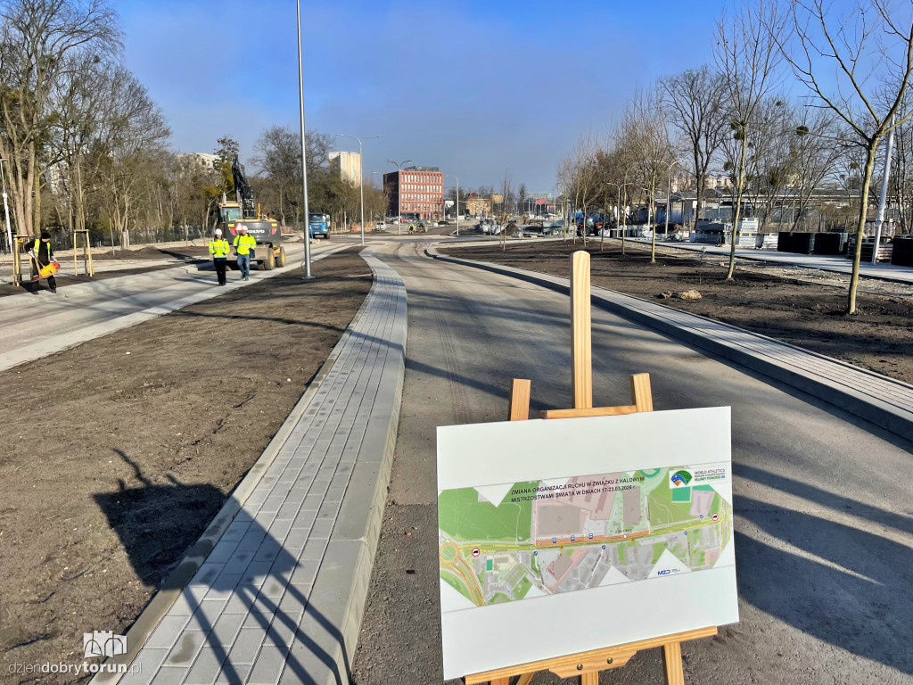 Konferencja na budowie Trasy Staromostowej