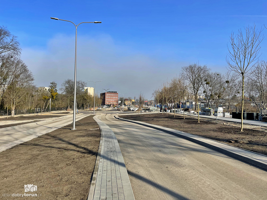 Konferencja na budowie Trasy Staromostowej