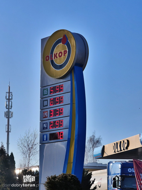Ceny na stacjach paliw w Toruniu i w regionie