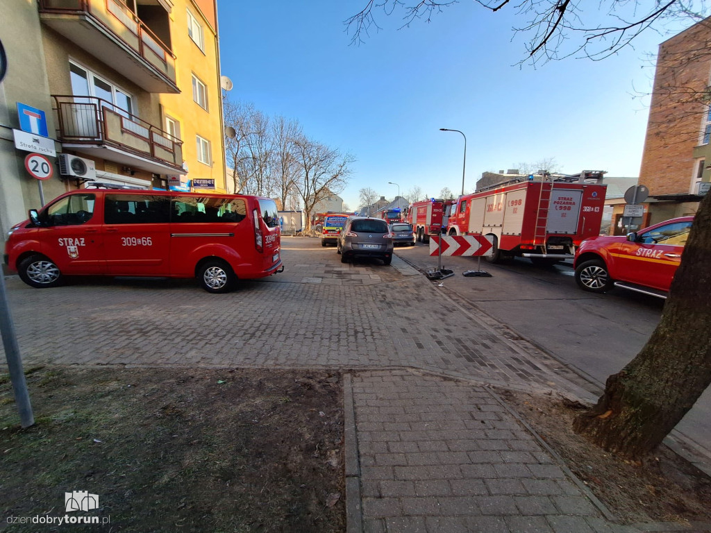 Akcja straży we Włocławku